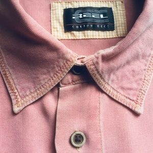 Men’s Cotton Reel S/S Casual Shirt - Size Large